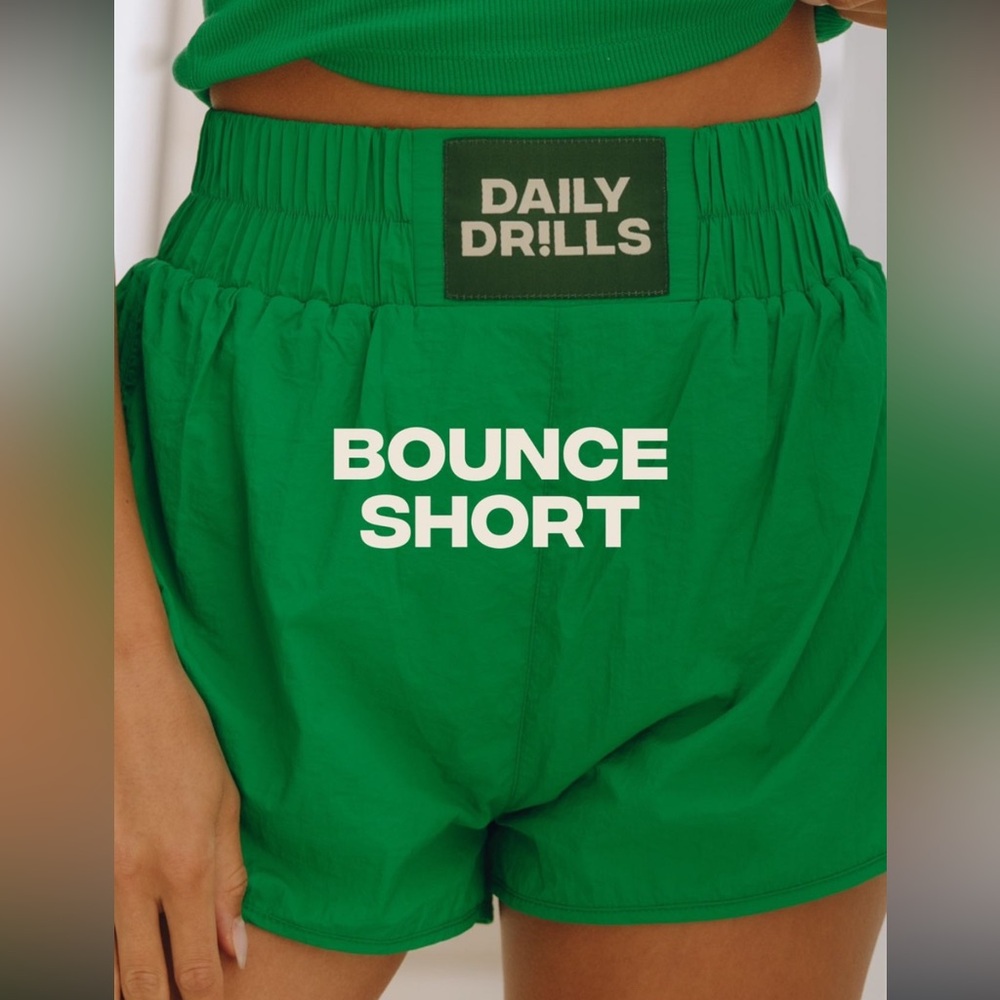 Daily Drills Green Bounce Shorts